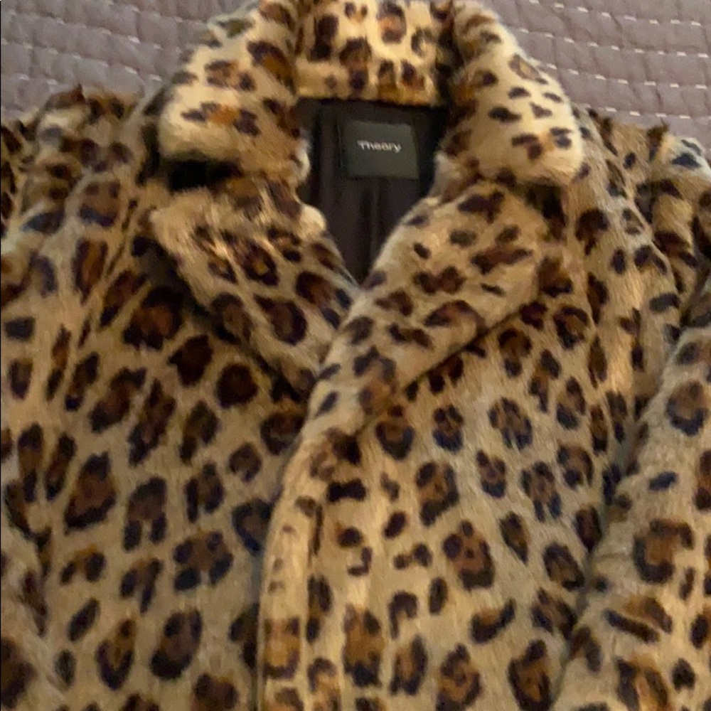 Nearly  New Theory  Faux Leopard Jacket